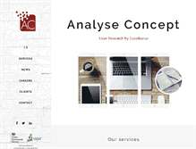 Tablet Screenshot of analyse-concept.com